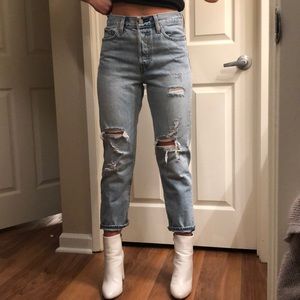 Levi jeans wedgie style